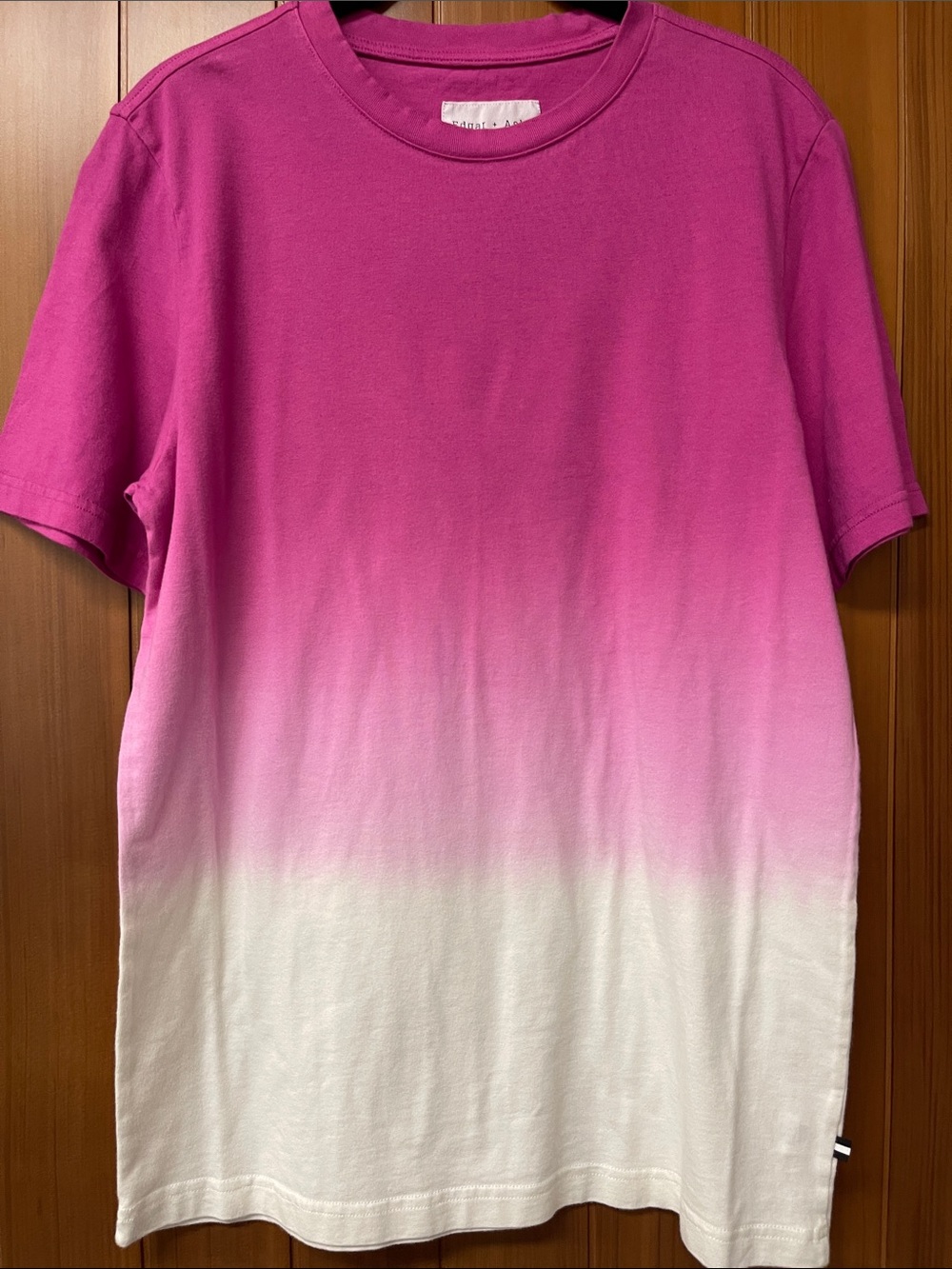 Edgar + Ash Crew Neck Dip Dye Ombré T-Shirt Small NWT